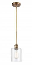 Innovations Lighting 516-1S-BB-G112 - Cobbleskill - 1 Light - 5 inch - Brushed Brass - Mini Pendant