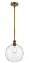 Innovations Lighting 516-1S-BB-G124-10 - Athens - 1 Light - 10 inch - Brushed Brass - Mini Pendant