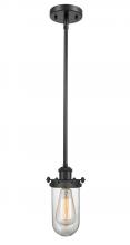 Innovations Lighting 516-1S-BK-232-CL - Kingsbury - 1 Light - 4 inch - Matte Black - Mini Pendant