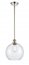 Innovations Lighting 516-1S-PN-G124-10 - Athens - 1 Light - 10 inch - Polished Nickel - Mini Pendant