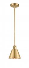 Innovations Lighting 516-1S-SG-M8 - Smithfield - 1 Light - 7 inch - Satin Gold - Mini Pendant