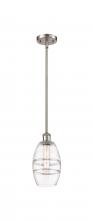 Innovations Lighting 516-1S-SN-G557-6CL - Vaz - 1 Light - 6 inch - Brushed Satin Nickel - Mini Pendant