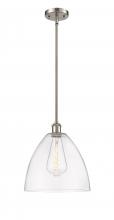 Innovations Lighting 516-1S-SN-GBD-122 - Bristol - 1 Light - 12 inch - Brushed Satin Nickel - Mini Pendant