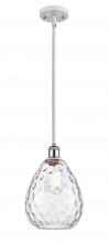 Innovations Lighting 516-1S-WPC-G372 - Waverly - 1 Light - 8 inch - White Polished Chrome - Mini Pendant