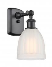 Innovations Lighting 516-1W-BK-G441 - Brookfield - 1 Light - 6 inch - Matte Black - Sconce