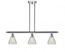 Innovations Lighting 516-3I-PC-G275 - Conesus - 3 Light - 36 inch - Polished Chrome - Cord hung - Island Light