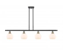 Innovations Lighting 516-4I-BAB-G121-6 - Athens - 4 Light - 48 inch - Black Antique Brass - Cord hung - Island Light