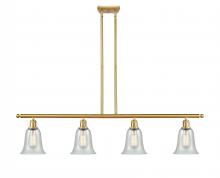 Innovations Lighting 516-4I-SG-G2812 - Hanover - 4 Light - 48 inch - Satin Gold - Cord hung - Island Light