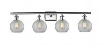 Innovations Lighting 516-4W-SN-G125 - Athens - 4 Light - 38 inch - Brushed Satin Nickel - Bath Vanity Light