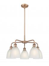 Innovations Lighting 516-5CR-AC-G381 - Castile - 5 Light - 24 inch - Antique Copper - Chandelier