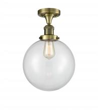 Innovations Lighting 517-1CH-AB-G202-10 - Beacon - 1 Light - 10 inch - Antique Brass - Semi-Flush Mount