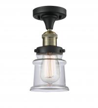 Innovations Lighting 517-1CH-BAB-G182S - Canton - 1 Light - 6 inch - Black Antique Brass - Semi-Flush Mount