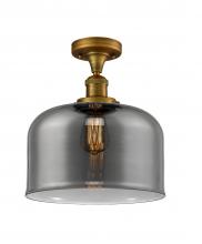 Innovations Lighting 517-1CH-BB-G73-L - Bell - 1 Light - 12 inch - Brushed Brass - Semi-Flush Mount