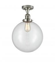 Innovations Lighting 517-1CH-PN-G202-12 - Beacon - 1 Light - 12 inch - Polished Nickel - Semi-Flush Mount