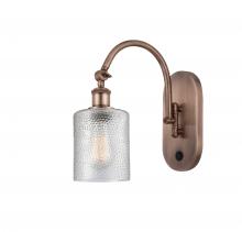 Innovations Lighting 518-1W-AC-G112 - Cobbleskill - 1 Light - 5 inch - Antique Copper - Sconce