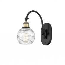 Innovations Lighting 518-1W-BAB-G1213-6 - Athens Deco Swirl - 1 Light - 6 inch - Black Antique Brass - Sconce