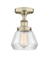 Innovations Lighting 616-1F-AB-G172 - Fulton - 1 Light - 7 inch - Antique Brass - Semi-Flush Mount