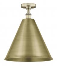 Innovations Lighting 616-1F-AB-MBC-16-AB - Berkshire - 1 Light - 16 inch - Antique Brass - Semi-Flush Mount