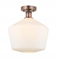 Innovations Lighting 616-1F-AC-G651-12 - Cindyrella - 1 Light - 12 inch - Antique Copper - Semi-Flush Mount