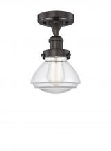 Innovations Lighting 616-1F-OB-G322 - Olean - 1 Light - 7 inch - Oil Rubbed Bronze - Semi-Flush Mount