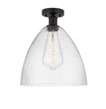 Innovations Lighting 616-1F-OB-GBD-124 - Bristol - 1 Light - 12 inch - Oil Rubbed Bronze - Semi-Flush Mount