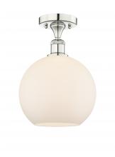 Innovations Lighting 616-1F-PN-G121-10 - Athens - 1 Light - 10 inch - Polished Nickel - Semi-Flush Mount