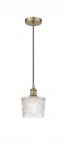 Innovations Lighting 616-1P-AB-G402 - Niagara - 1 Light - 7 inch - Antique Brass - Cord hung - Mini Pendant