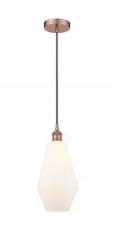 Innovations Lighting 616-1P-AC-G651-7 - Cindyrella - 1 Light - 7 inch - Antique Copper - Cord hung - Mini Pendant