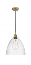 Innovations Lighting 616-1P-BB-GBD-124 - Bristol - 1 Light - 12 inch - Brushed Brass - Cord hung - Mini Pendant