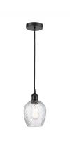 Innovations Lighting 616-1P-BK-G292 - Salina - 1 Light - 6 inch - Matte Black - Cord hung - Mini Pendant