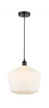 Innovations Lighting 616-1P-BK-G651-12 - Cindyrella - 1 Light - 12 inch - Matte Black - Cord hung - Mini Pendant