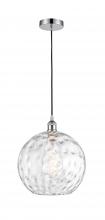 Innovations Lighting 616-1P-PC-G1215-12 - Athens Water Glass - 1 Light - 12 inch - Polished Chrome - Cord hung - Mini Pendant