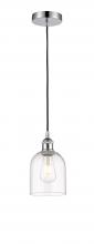 Innovations Lighting 616-1P-PC-G558-6CL - Bella - 1 Light - 6 inch - Polished Chrome - Cord hung - Mini Pendant