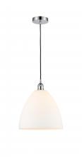 Innovations Lighting 616-1P-PC-GBD-121 - Bristol - 1 Light - 12 inch - Polished Chrome - Cord hung - Mini Pendant