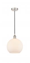 Innovations Lighting 616-1P-PN-G121-10 - Athens - 1 Light - 10 inch - Polished Nickel - Cord hung - Mini Pendant