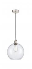 Innovations Lighting 616-1P-PN-G124-10 - Athens - 1 Light - 10 inch - Polished Nickel - Cord hung - Mini Pendant