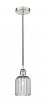 Innovations Lighting 616-1P-PN-G559-5SM - Bridal Veil - 1 Light - 5 inch - Polished Nickel - Cord hung - Mini Pendant