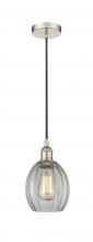 Innovations Lighting 616-1P-PN-G82 - Eaton - 1 Light - 6 inch - Polished Nickel - Cord hung - Mini Pendant