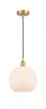 Innovations Lighting 616-1P-SG-G121-10 - Athens - 1 Light - 10 inch - Satin Gold - Cord hung - Mini Pendant