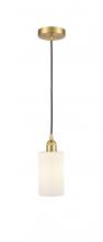 Innovations Lighting 616-1P-SG-G801 - Clymer - 1 Light - 4 inch - Satin Gold - Cord hung - Mini Pendant