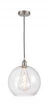 Innovations Lighting 616-1P-SN-G122-12 - Athens - 1 Light - 12 inch - Brushed Satin Nickel - Cord hung - Mini Pendant