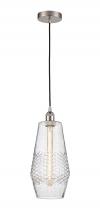 Innovations Lighting 616-1P-SN-G684-7 - Windham - 1 Light - 7 inch - Brushed Satin Nickel - Cord hung - Mini Pendant