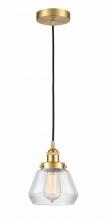 Innovations Lighting 616-1PH-SG-G172 - Fulton - 1 Light - 7 inch - Satin Gold - Cord hung - Mini Pendant