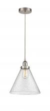 Innovations Lighting 616-1PH-SN-G44-L - Cone - 1 Light - 12 inch - Brushed Satin Nickel - Cord hung - Mini Pendant