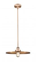 Innovations Lighting 616-1S-AC-MFR-AC-16 - Appalachian - 1 Light - 16 inch - Antique Copper - Cord hung - Mini Pendant