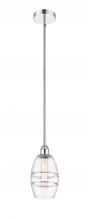 Innovations Lighting 616-1S-PC-G557-6CL - Vaz - 1 Light - 6 inch - Polished Chrome - Cord hung - Mini Pendant