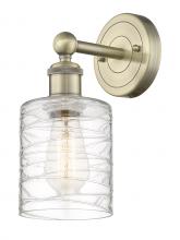 Innovations Lighting 616-1W-AB-G1113 - Cobbleskill - 1 Light - 5 inch - Antique Brass - Sconce