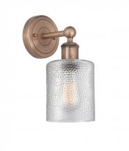 Innovations Lighting 616-1W-AC-G112 - Cobbleskill - 1 Light - 5 inch - Antique Copper - Sconce