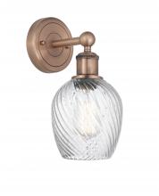 Innovations Lighting 616-1W-AC-G292 - Salina - 1 Light - 6 inch - Antique Copper - Sconce