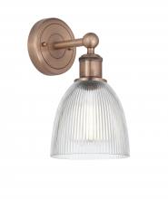 Innovations Lighting 616-1W-AC-G382 - Castile - 1 Light - 6 inch - Antique Copper - Sconce